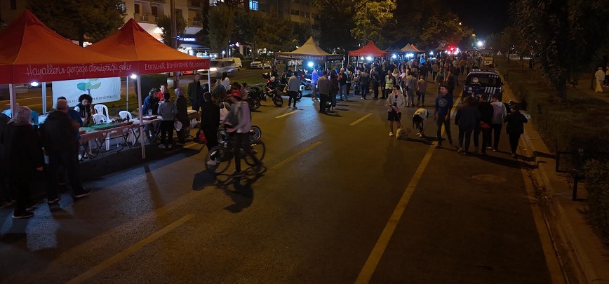 Eskişehir’de Otomobilsiz Gün Coşkusu