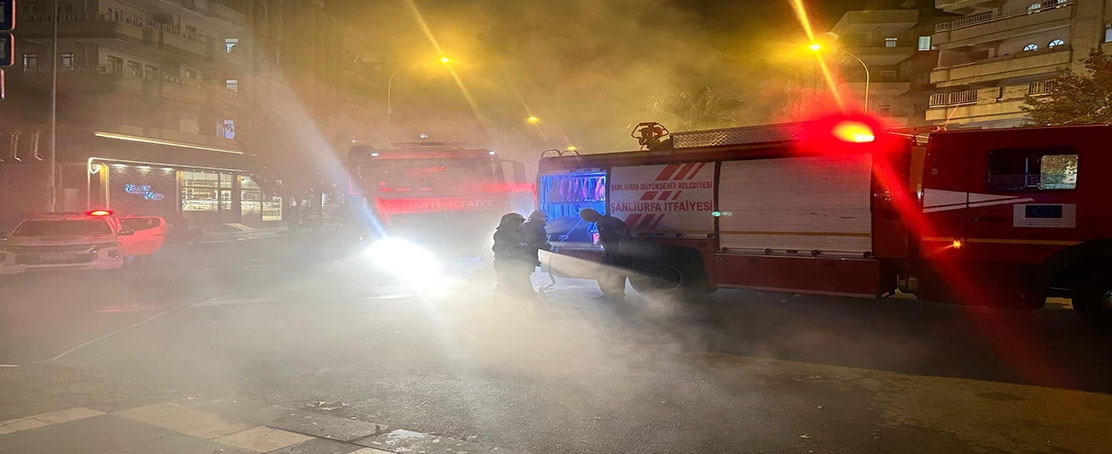 Gece Saatlerinde Korkutan Yangın!