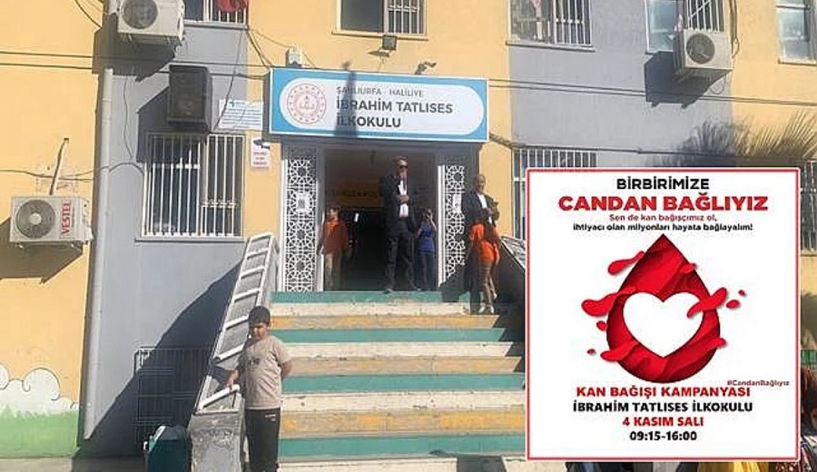 İbrahim Tatlıses İlkokulu’nda Kan Bağışı Kampanyası: “Birbirimize Candan Bağlıyız”