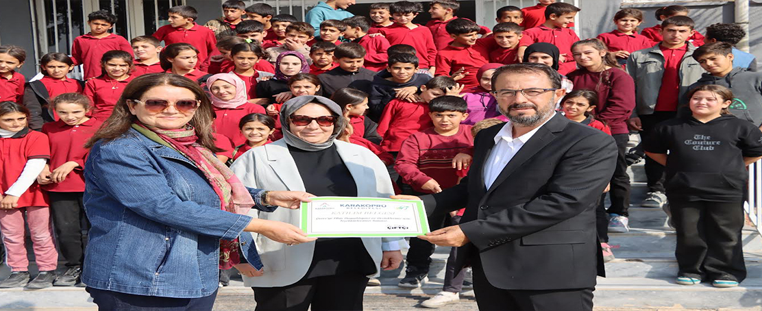 Karaköprü Kırsalında Geri Dönüşüm Öğretiliyor