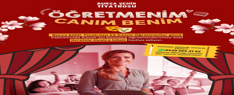 Şehir Tiyatrosu Perdelerini Öğretmenler İçin Ücretsiz Açıyor