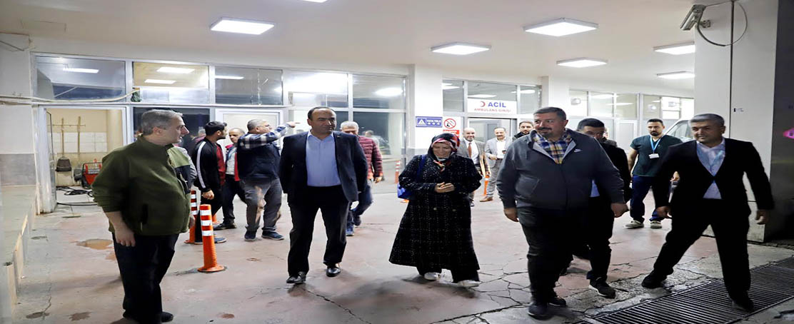 Dr. Erhan Berk, Gece Acil Servislerini Denetledi