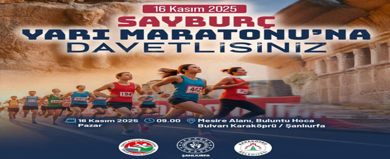 Karaköprü’de Sayburç Yarı Maratonu ile Spor Şöleni Yaşanacak