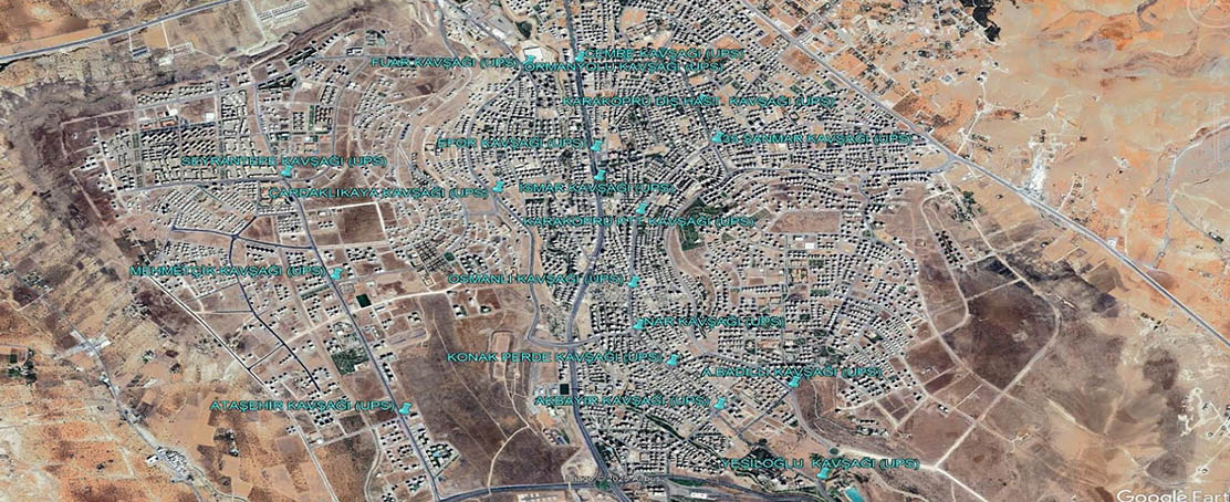 Şanlıurfa’da 54 Kavşağa UPS Sistemi Kuruldu