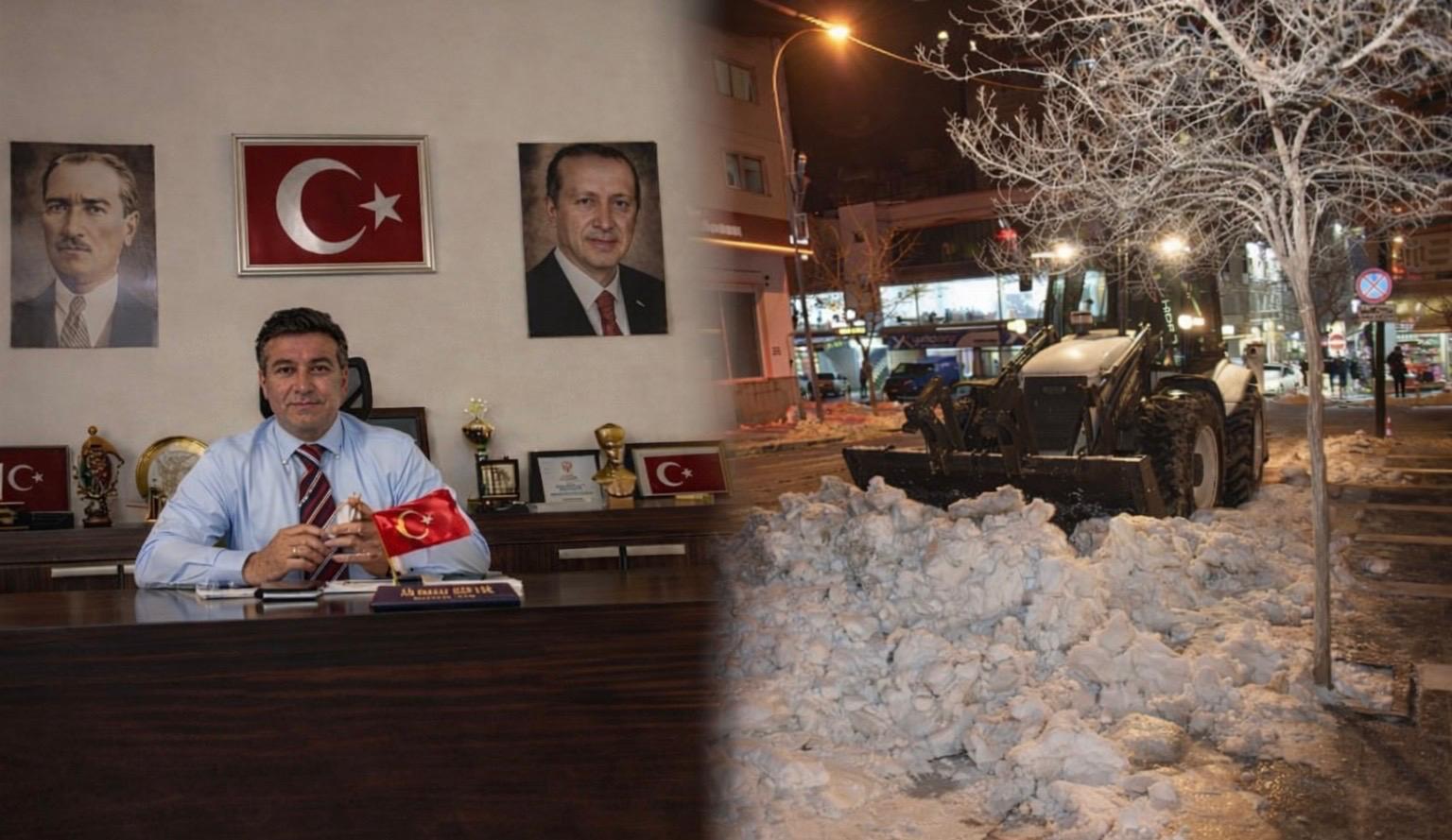 Siverek’te Kaldırımlar Tek Tek Temizleniyor