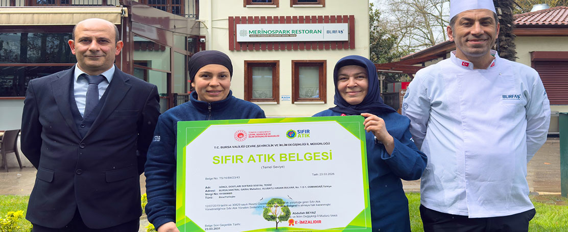 BURFAŞ ‘Sıfır Atık Belgesi’ İle Ödüllendirildi!
