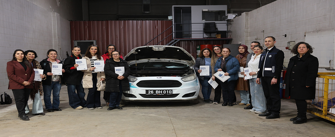Kadınlara Araç Bakımı Kursu!