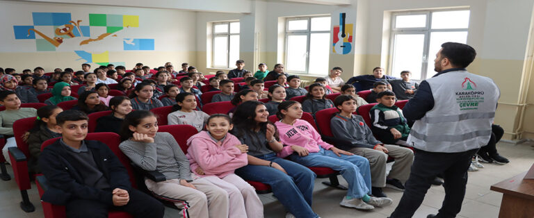 Karaköprü’de Öğrencilere Çevre Bilinci Aşılandı!