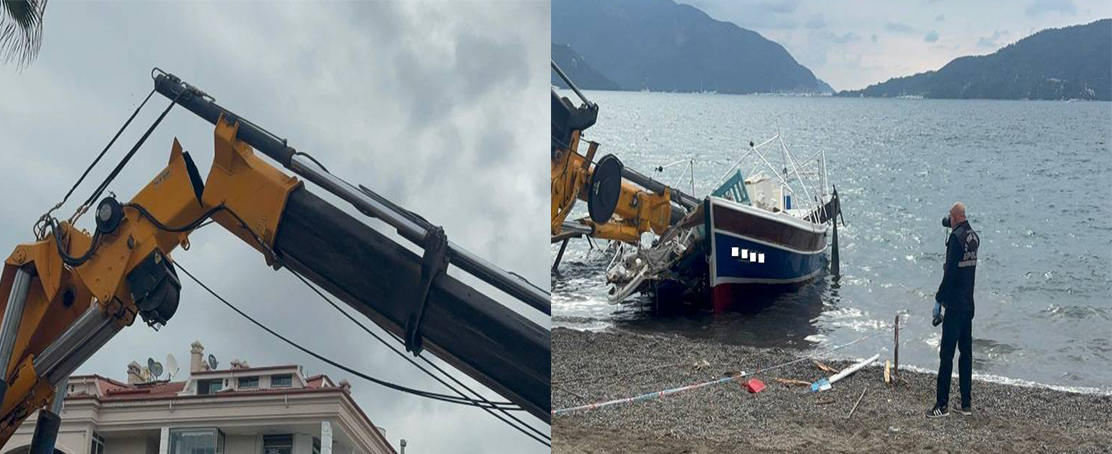 Sahilde Vinç Kazası: 1 Ölü!