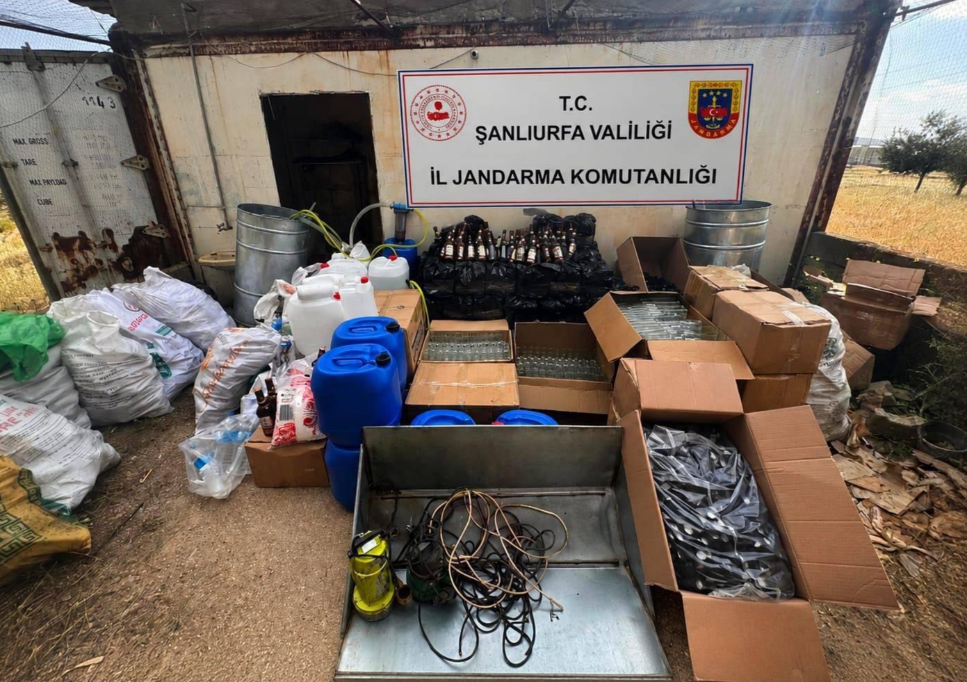 Şanlıurfa’da Sahte Alkol Operasyonu