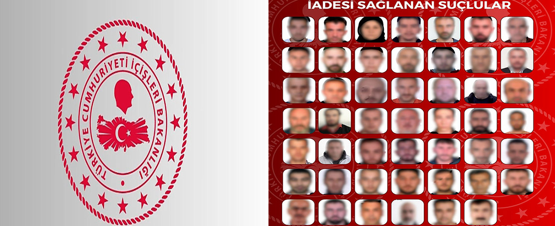 Yakalanan 48 Suçlunun Türkiye’ye İadesi Gerçekleştirildi!