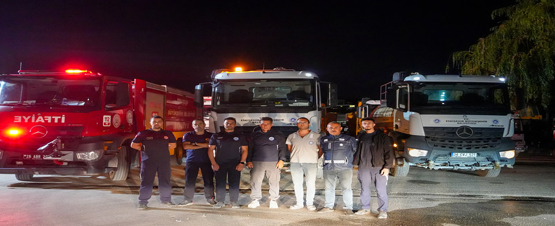 Eskişehir İtfaiyesi Aydın Çine’deki Orman Yangınına Destek İçin Yola Çıktı!