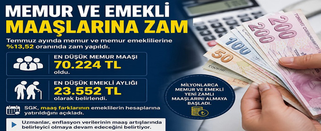 Memur ve Emekli Maaşlarına Zam!