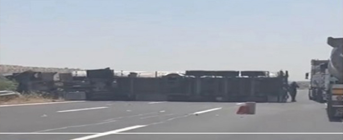 Şanlıurfa-Viranşehir Yolunda Kaza: Tanker Devrildi!