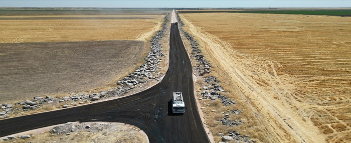 Siverek’te Ulaşımı Rahatlatacak 17 Kilometrelik Yol Yenilendi!
