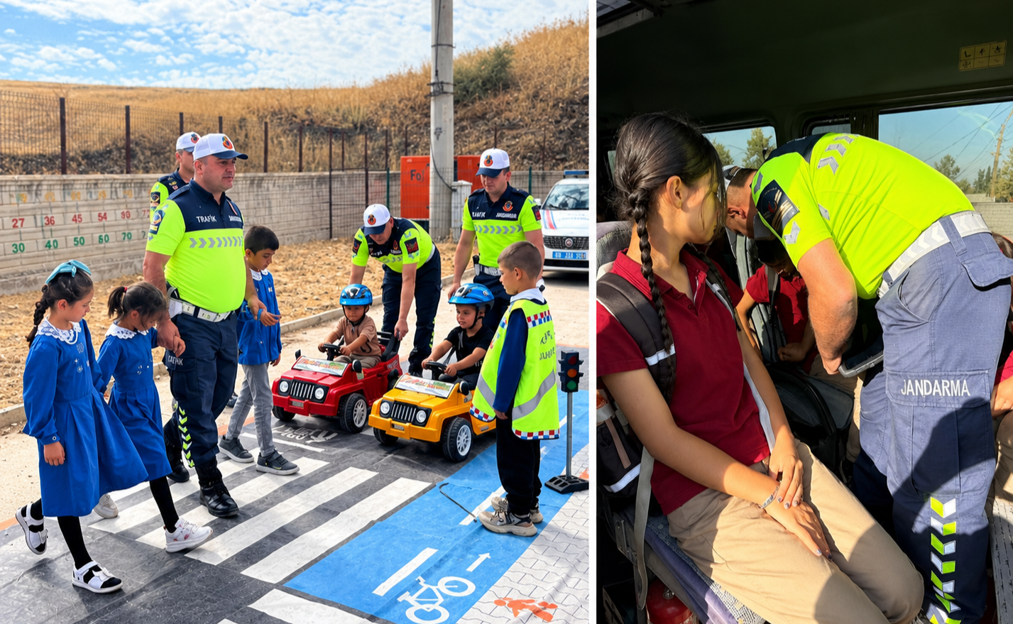 Öğrencilere Mobil Trafik Aracıyla Trafik Eğitimi