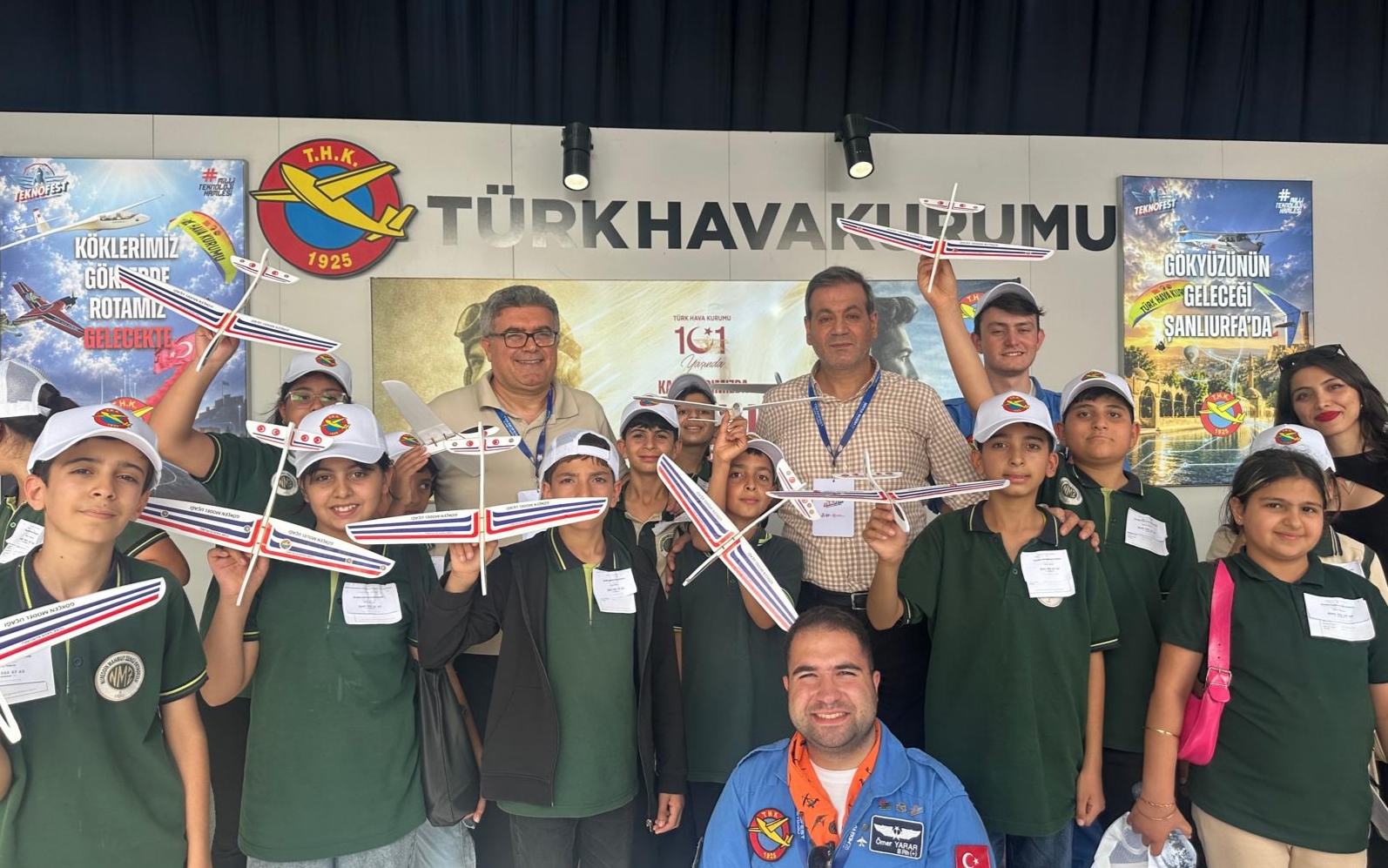 Türk Hava Kurumu Şanlıurfa Standına Miniklerden Yoğun İlgi!