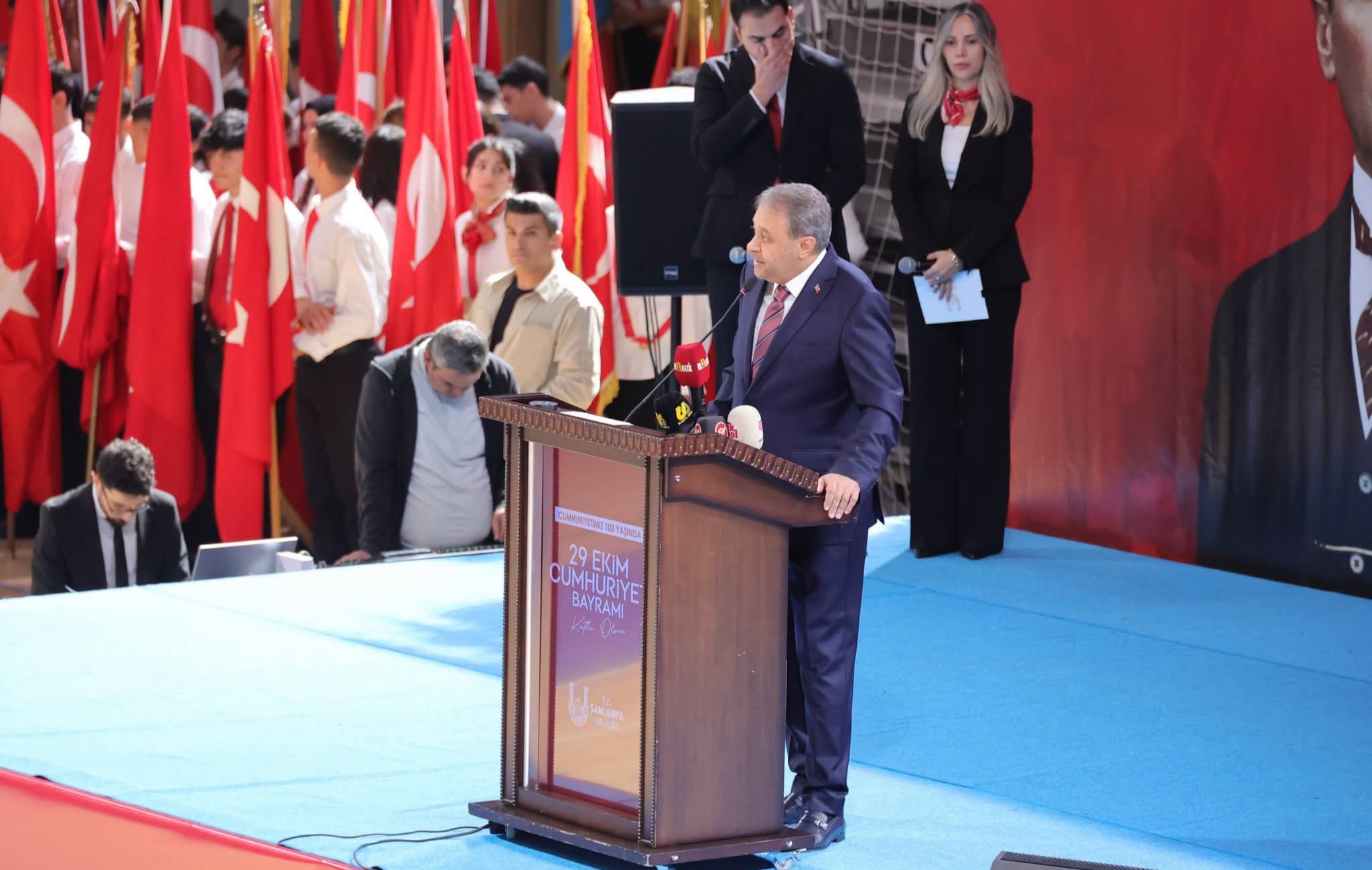 Şanlıurfa’da Cumhuriyet Bayramı törenlerle kutlandı